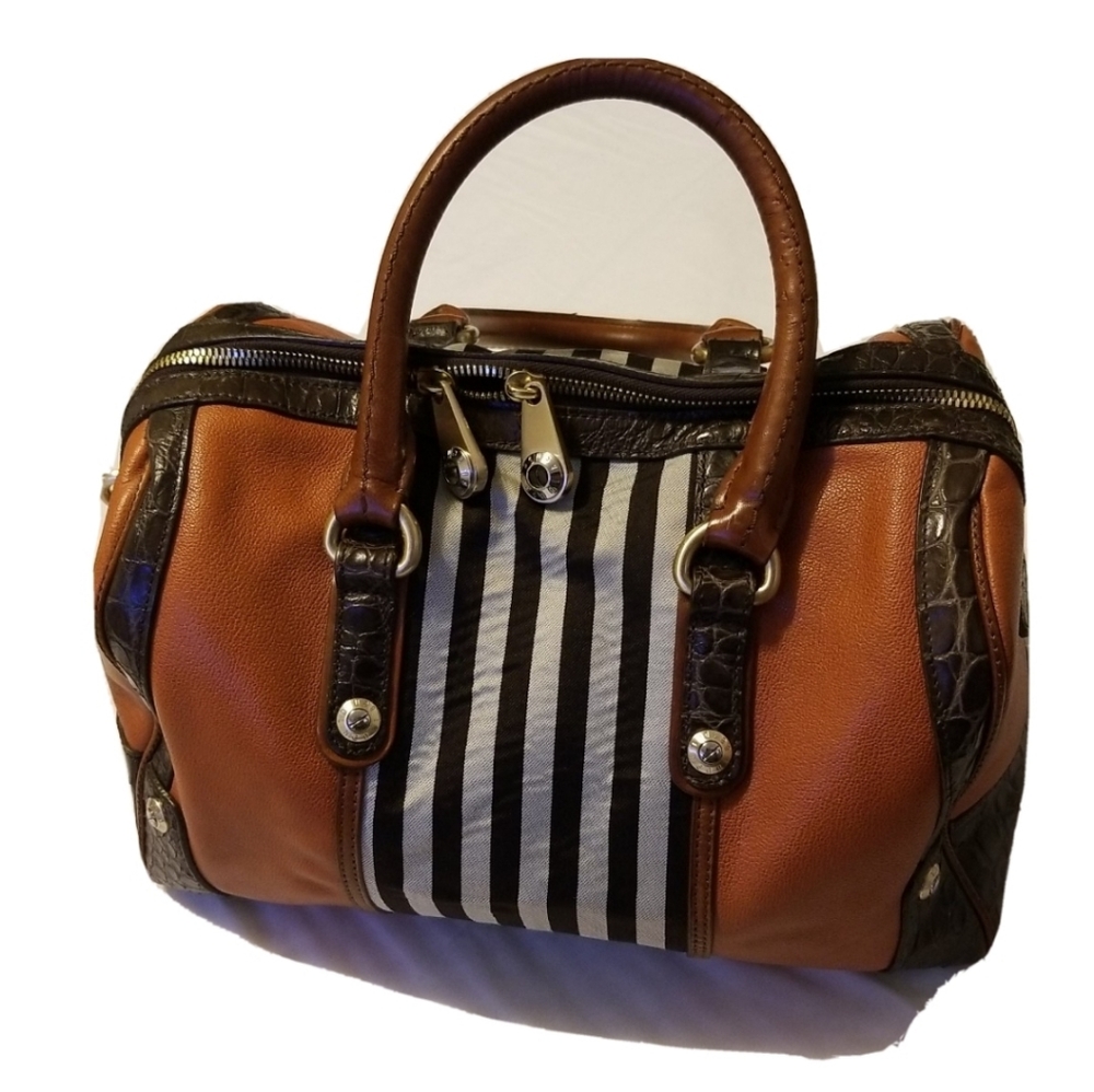 Henri Bendel barrel style bag